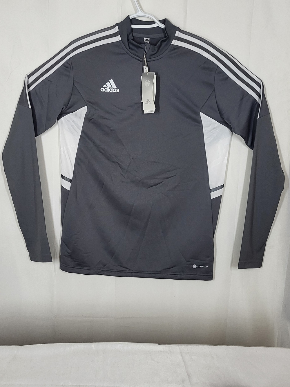 adidas Men’s Black & White Training Pullover Hoodie